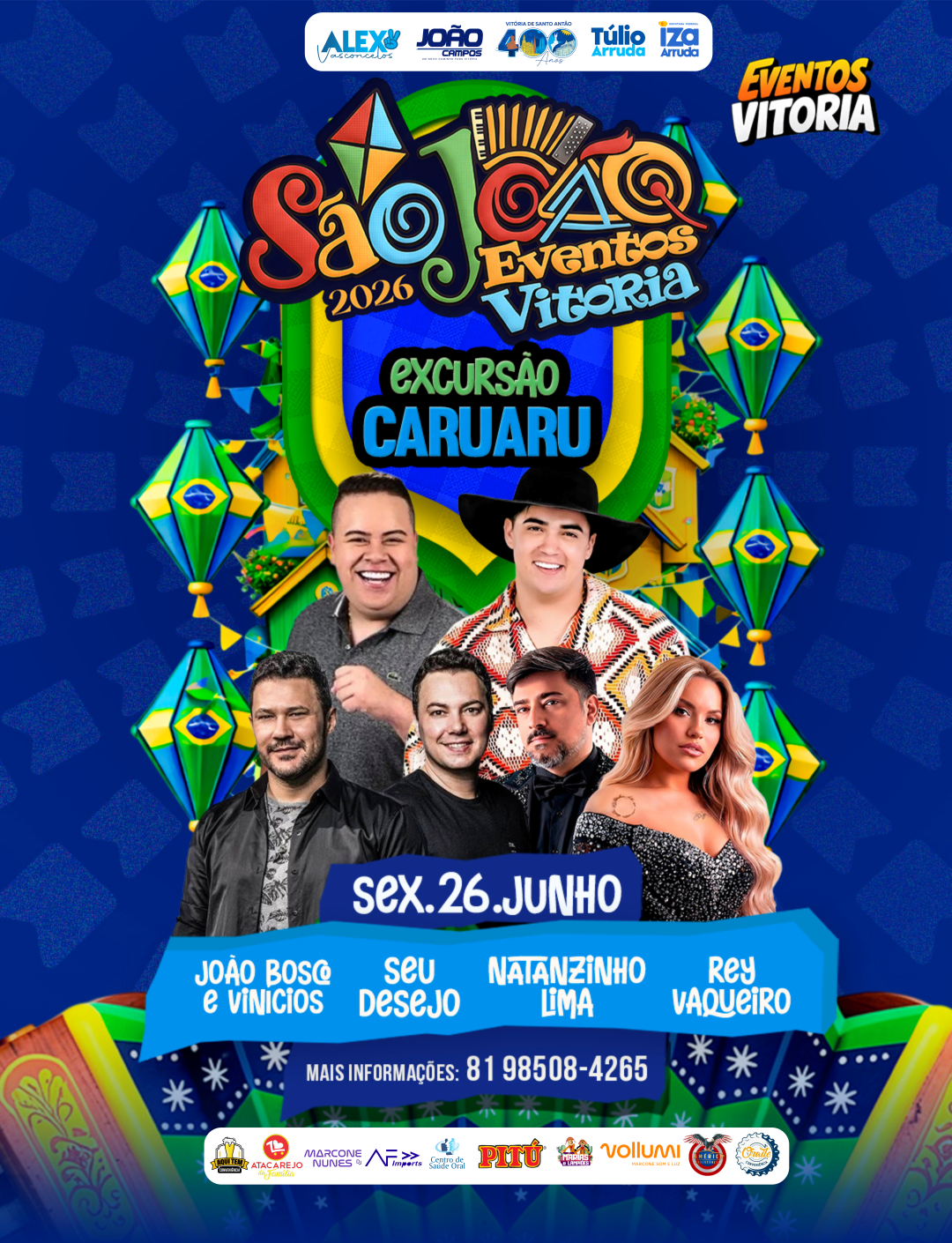 EXCURSÃO CARUARU 26/06